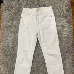 LTJ size 25 white denim jeans